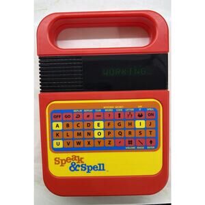 Kahootz Speak & Spell Electronic Learning Game #09624 Retro Classic Spelling Toy